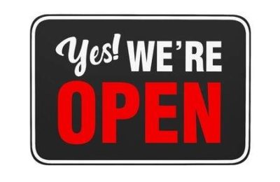 134235805–yes-we-re-open-sign-isolated